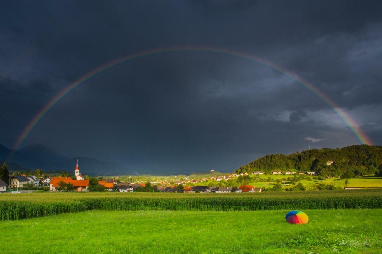 Apartmaji Tina Zgornje Gorje Bagian luar foto